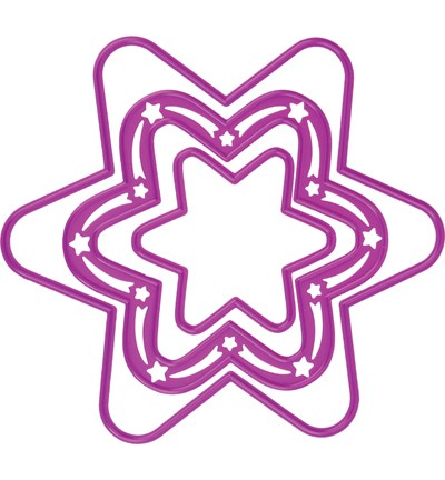 Snijmal - Joy! Crafts - 6-Puntige Ster - 6002/0084