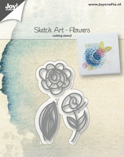 Snijmal - Joy! Crafts - Sketch Art: Flowers - 6002/1035