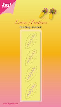 Snijmal - Joy! Crafts - Leaves / Feathers Klein - 6002/3001
