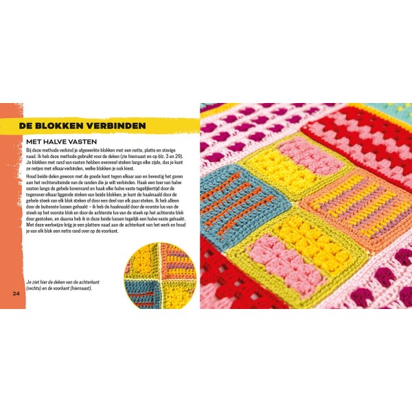 Mix & Match Granny Squares - Haaksteken - Afbeelding 6