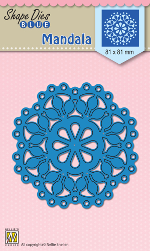 Snijmal - Nellie Snellen - Shape Dies Blue: Mandala - SDB015