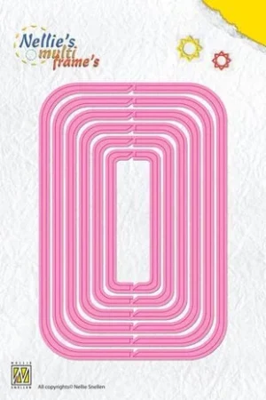 Snijmal - Nellie Snellen - Nellie's Multi Frames: Revolving Rectangle - MFD092