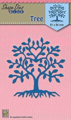Snijmal - Nellie Snellen - Shape Dies Blue: Tree - SDB019