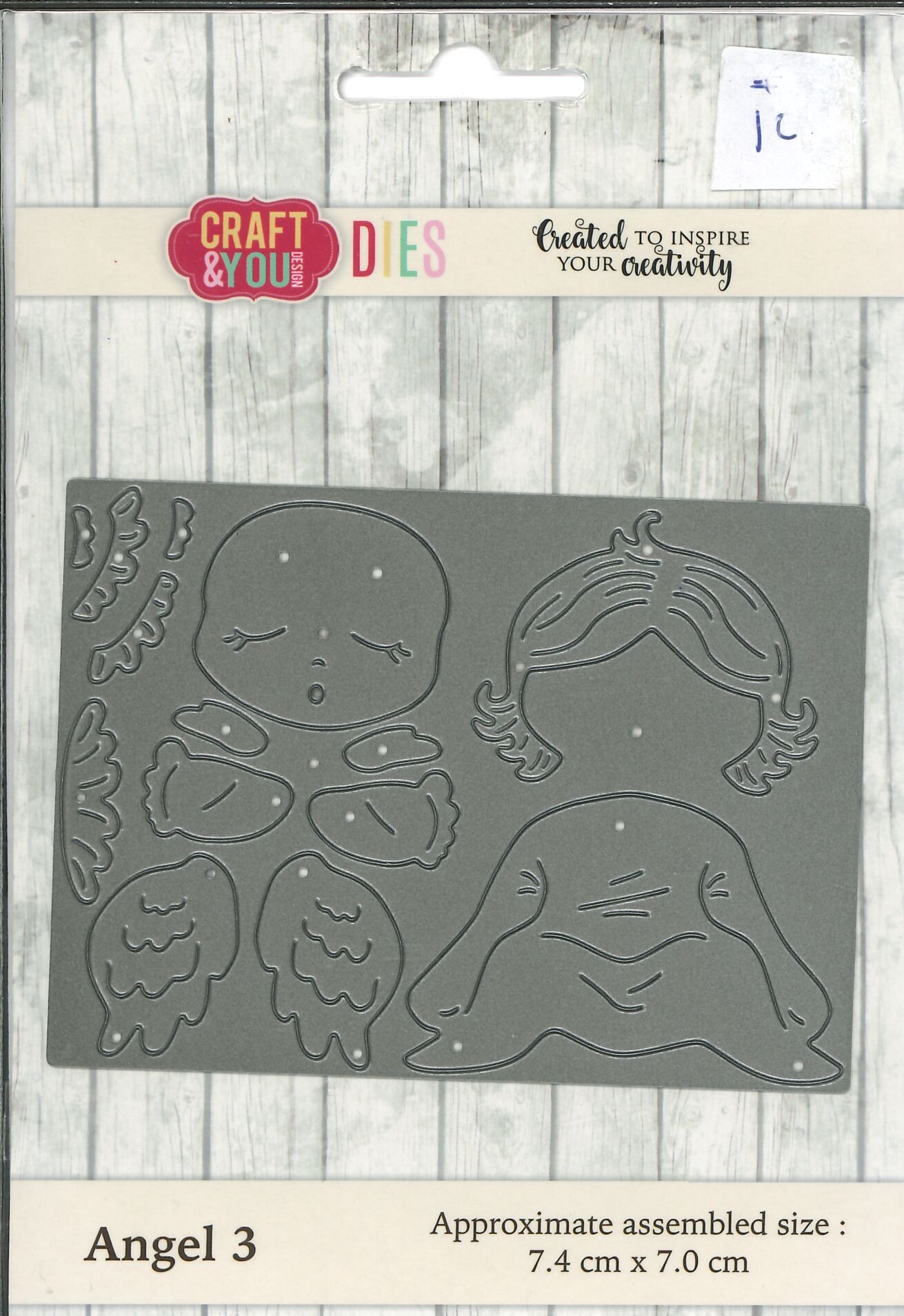 Snijmal - Craft & You Design - Angel 3 - CW029