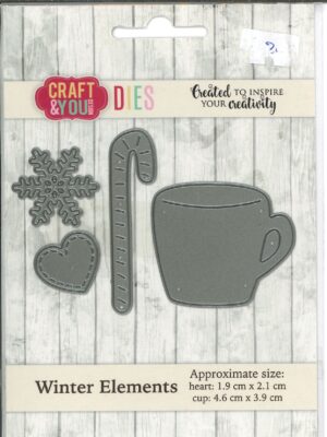 Snijmal - Craft & You Design - Winter Elements - CW034