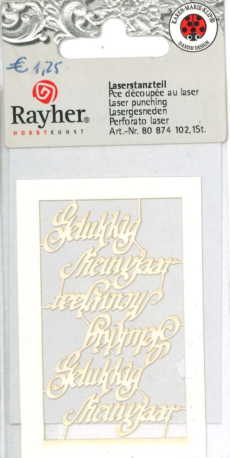 Snijmal - Rayher - Gelukkig Nieuwjaar - 80 874 102