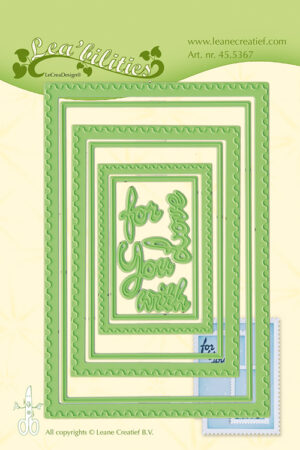Snijmal - Leane Creatief - Postage Stamp Frames - 45.5367