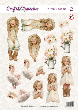 Push-out sheet - 3D - Crafted Memories - In Full Bloom 2