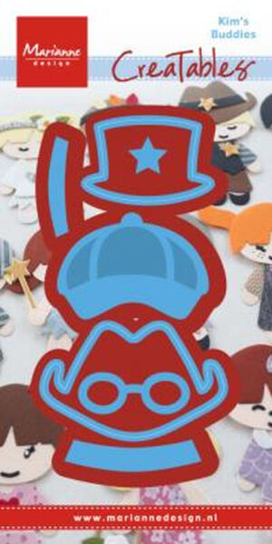 Snijmal - Marianne Design - Creatables: Kim's Buddies: Boy - LR0475