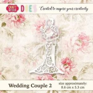 Snijmal - Craft & You Design - Wedding Couple 2 - CW019
