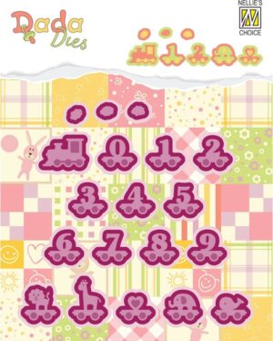 Snijmal - Nellie Snellen - Dada Dies: Alphabet Train Numbers - DDD006