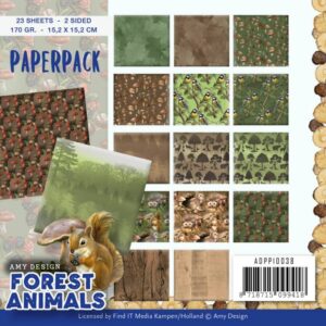 Amy Design Paperpack Forest Animals