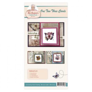 Rie Kuipers Creative - One Two Three Cards - Butterflies
