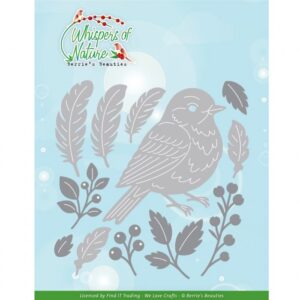 Snijmal - Berrie's Beauties - Whispers of Nature Feather Frame: Bird's Whisper - BBD10093
