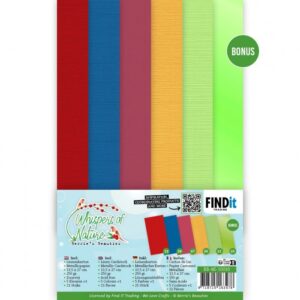 Linnen Kaartenkarton - Berries Beauties - Whispers of Nature