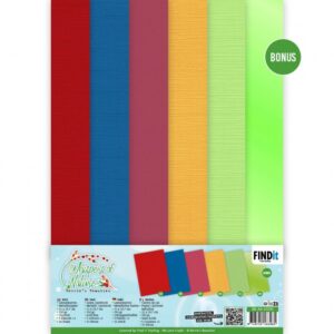 Linnen Kaartenkarton - Berries Beauties - Whispers of Nature - 21 x 29,7 cm