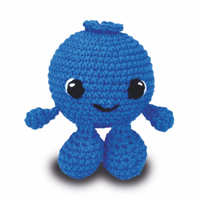 The Knitty Critters Fruit & Veg Heads Haakpakket - Blueberry Muffin - Afbeelding 2
