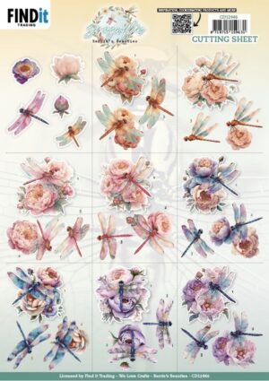 knipvel - Berries Beauties - Dragonflies: Mini - CD12446