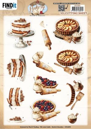 knipvel - Berries Beauties - Homestead Bakery - Pie Bliss - CD12455