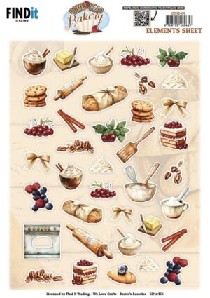 knipvel - Berries Beauties - Homestead Bakery - Small Elements - CD12459