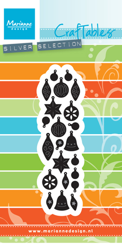 Snijmal - Marianne Design - Craftables: Christmas Tree Ornaments - CR1384