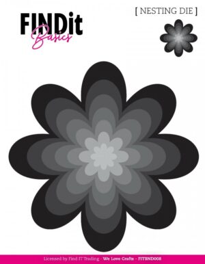 Snijmal - FindIt Basics - Nesting Die: Petal Flower - FITBND008