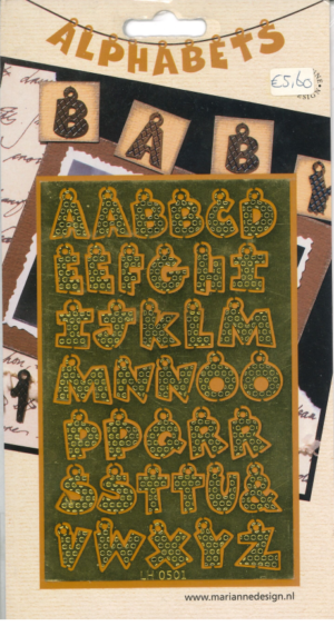 Snijmal - Marianne Design - Alphabets: Brons - LH0503