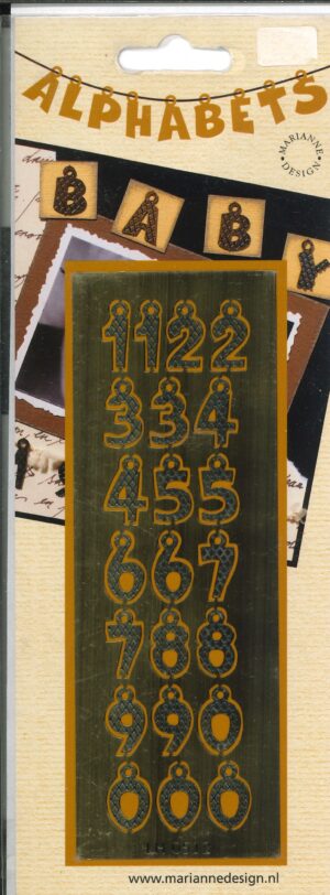 Snijmal - Marianne Design - Cijfers: Brons - LH0509