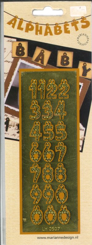 Snijmal - Marianne Design - Cijfers: Brons - LH0512