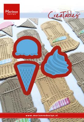 Snijmal - Marianne Design - Creatables: Ice Creams & Scoops - LR0365