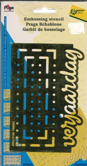 Snijmal - Avec - Verjaardag - PG8803