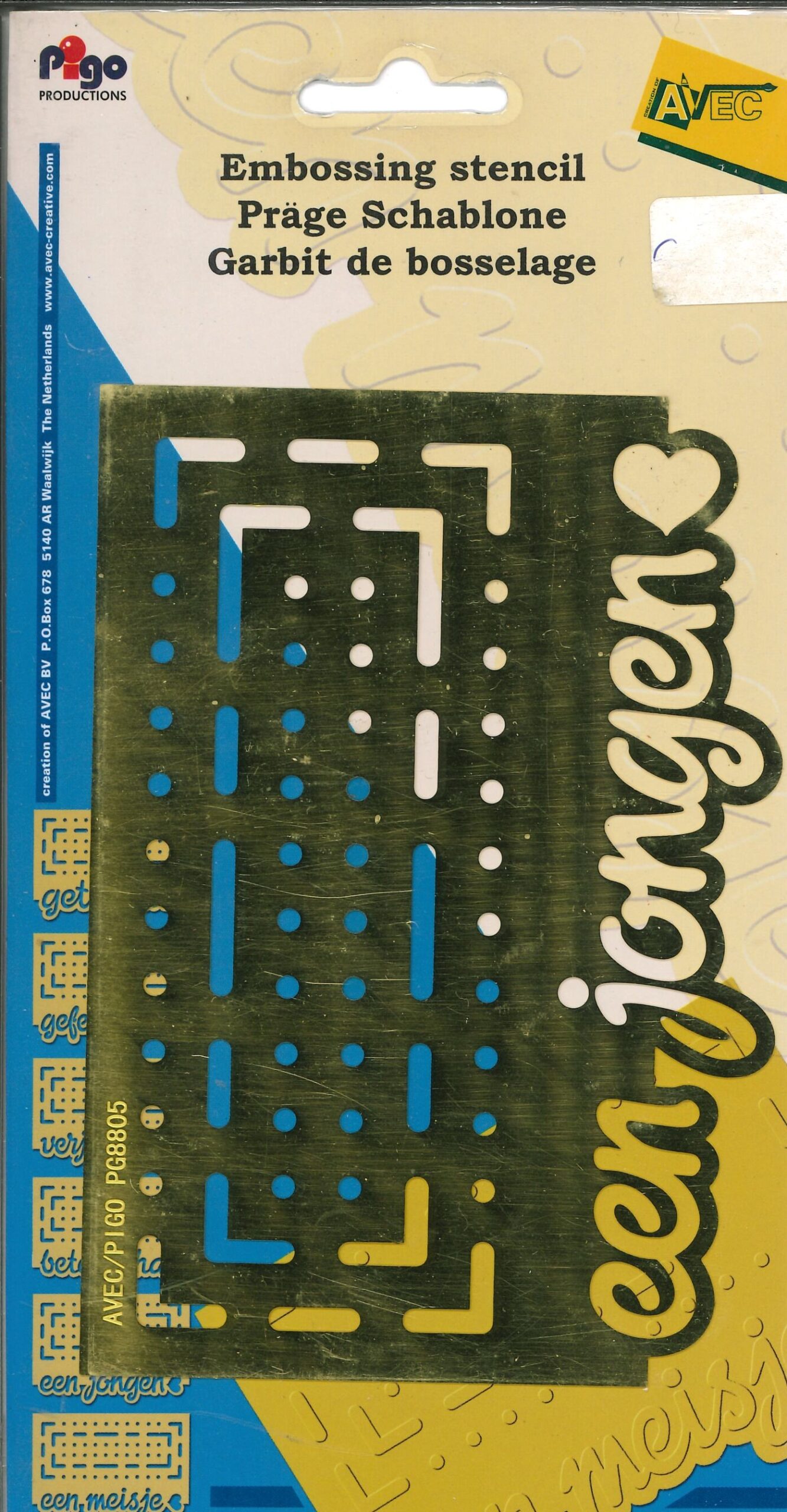 Snijmal - Avec - Een Jongen - PG8805