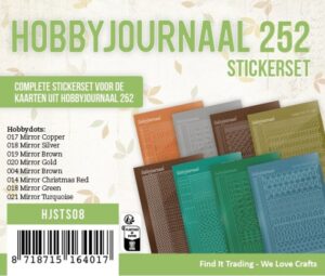 Hobbyjournaal 252 Stickerset