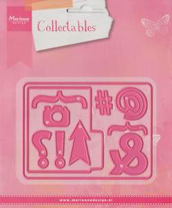 Snijmal - Marianne Design - Collectables: Pocket Card & Marks - COL1389