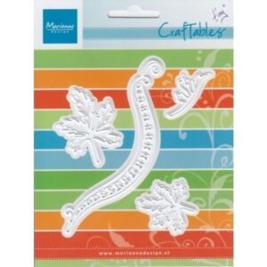 Snijmal - Marianne Design - Craftables: Tiny's Swirls & Leaves 1 - CR1243