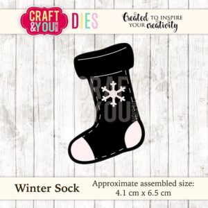 Snijmal - Craft & You Design - Winter Sock - CW036