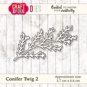 Snijmal - Craft & You Design - Conifer Twig 2 - CW032