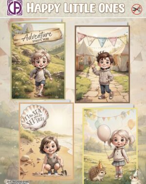 Creative Cut Outs - Kaartenpakket Happy Little Ones
