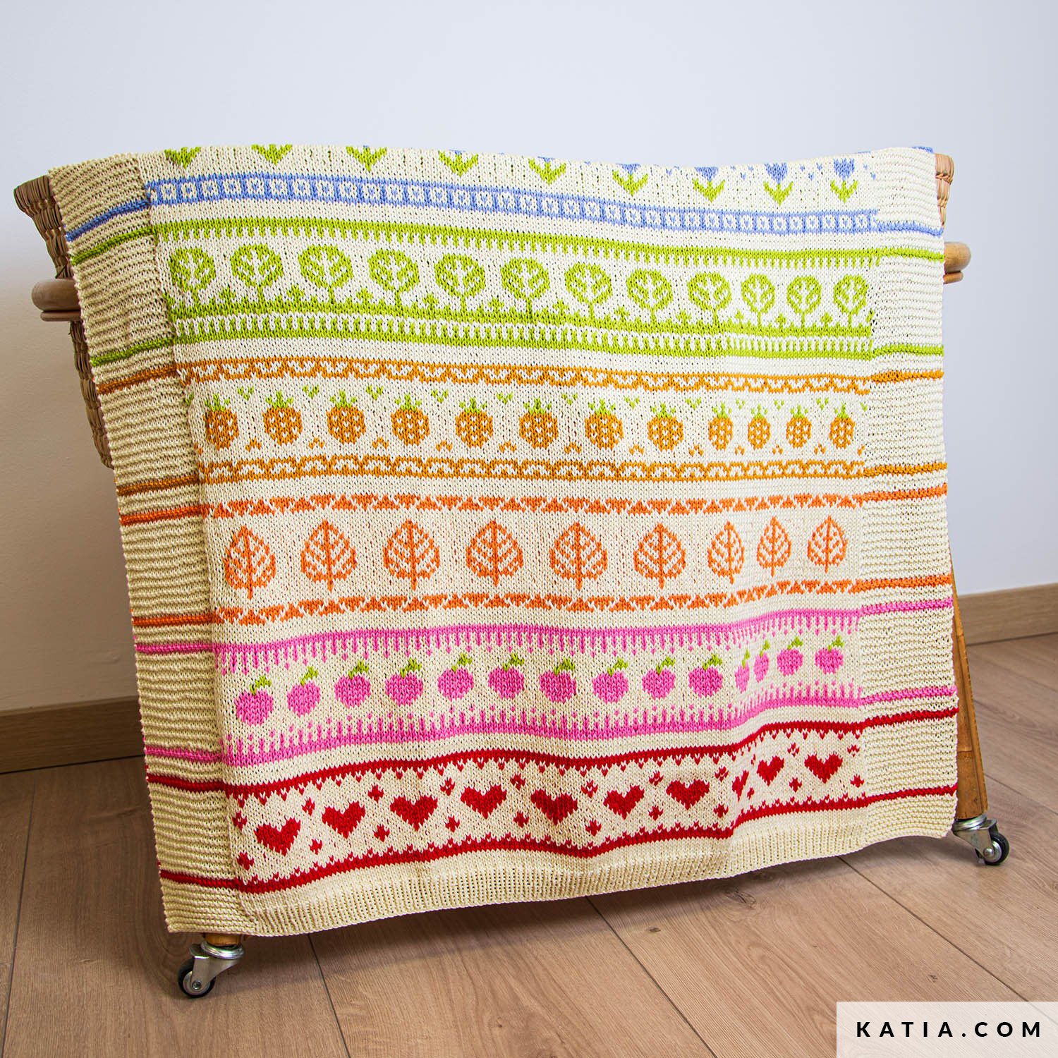 Katia Kit Cal 2026 Rainbow Garden - S1 Warme tinten - Afbeelding 6