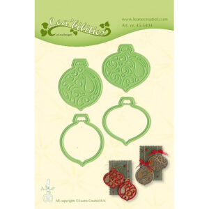Snijmal - Leane Creatief - Christmas Ornaments Swirl - 45.5404