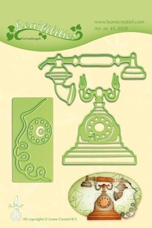 Snijmal - Leane Creatief - Vintage Telephone - 45.3028