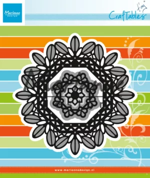 Snijmal - Marianne Design - Craftables: Tiny's Country Garden Rectangle - CR1261