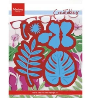 Snijmal - Marianne Design - Creatables: Hibiscus & Tropical Leaves - LR0478