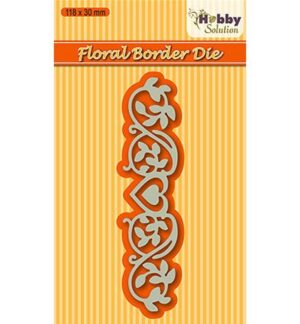 Snijmal - Nellie's Snellen: Hobby Solution - Floral Border - HSDJ001