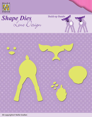 Snijmal - Nellie Snellen - Lene Design: Build-up Bambi - SDL027
