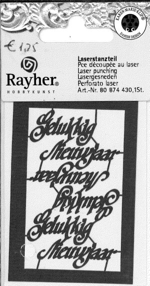 Snijmal - Rayher - Gelukkig Nieuwjaar - 80 874 430