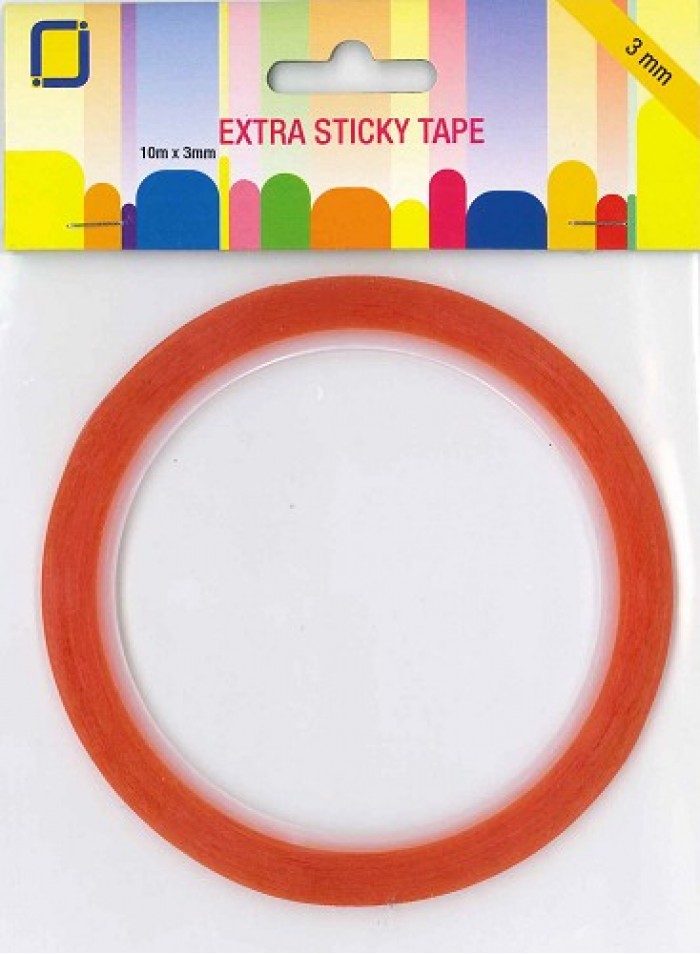 JeJe Extra Sticky Tape (10 m x 3 mm)