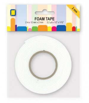 JeJe 3D Foam Tape Wit (2 m x 12 mm x 2 mm)