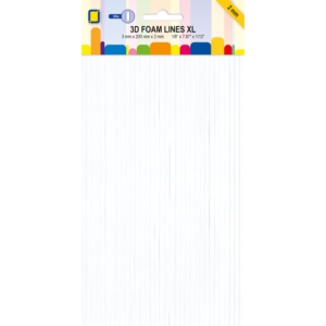 JeJe 3D Foam Lijnen XL (3 mm x 200 mm x 2 mm)