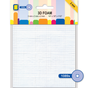 JeJe 3D Foam Dots (3 mm x 3 mm x 2 mm)